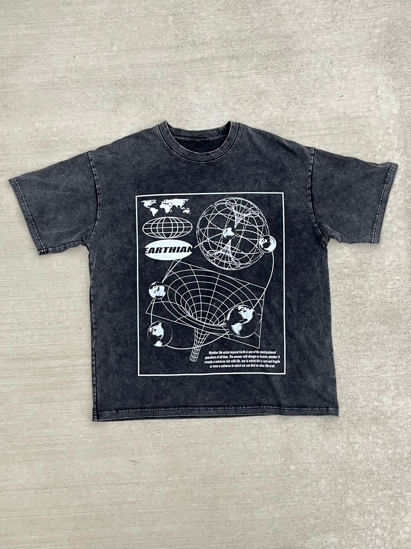 Earthian Snow Washed T-Shirt